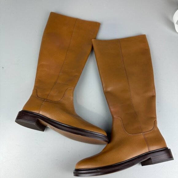 Madewell The Drumgold Boot in Extended Calf in Sepia - Picture 7 of 11